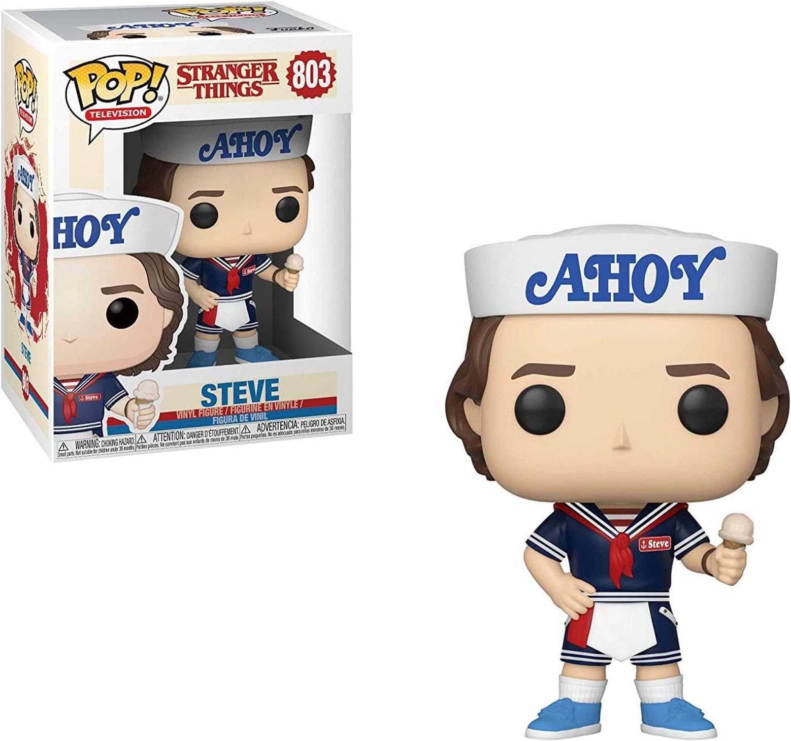 Stranger Things Steve with Hat and Ice Cream Pop! Vinyl Figure