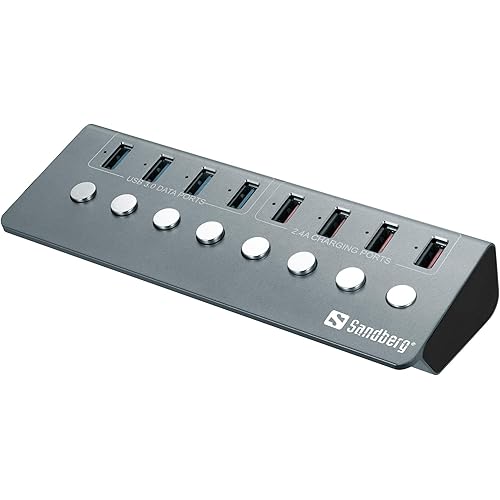 Sandberg USB 3.0 Hub 4xData + 4xCharge