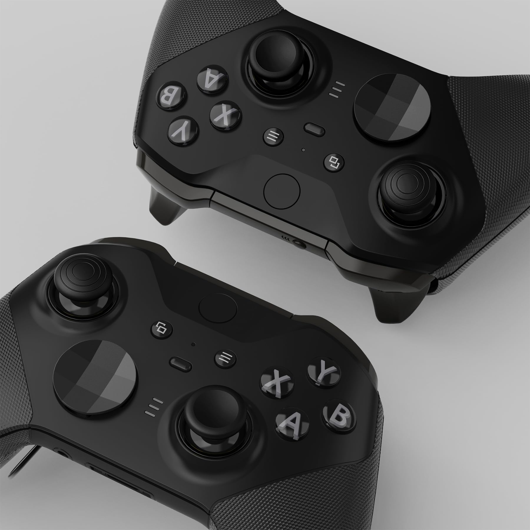 eXtremeRate 6 in 1 Levette Analogiche Metallo per Xbox Elite Series 2 Controller,Analogici Magnetici Thumbsticks per Xbox Elite Wireless Controller Series 2 Core(6 in 1)-Nero