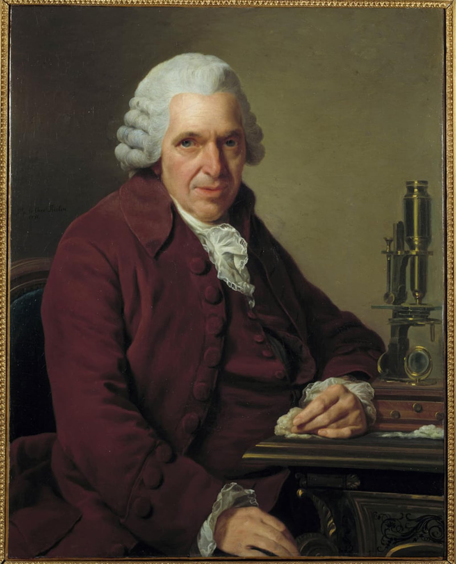 Serendipitp No Frame Retro Picture Poster Wall Art Pictures Painting Portrait Of Louis Jean Marie Daubenton By Alexander Roslin Wall Art Canvas Print For Wall Decor 60X90cm