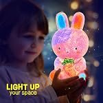 Paint Your Own Bunny Lamp Kit, Art Supplies Crafts Kit, DIY Painting Kit for Kids 6-12, Arts and Crafts for Girls Ages 3 4 5 6 7 8-12, Bunny Toys Birthday Gifts for Kids