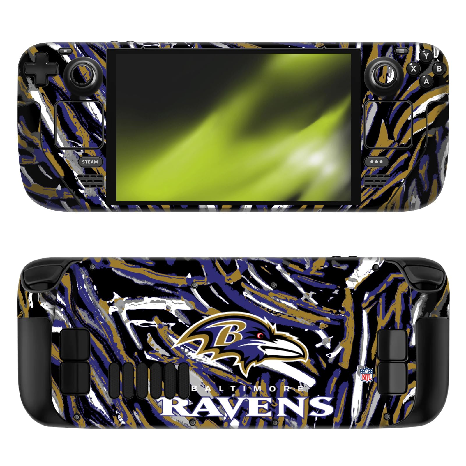 Skin Baltimore Ravens pour Steam Deck OLED par Head Case Designs - 6