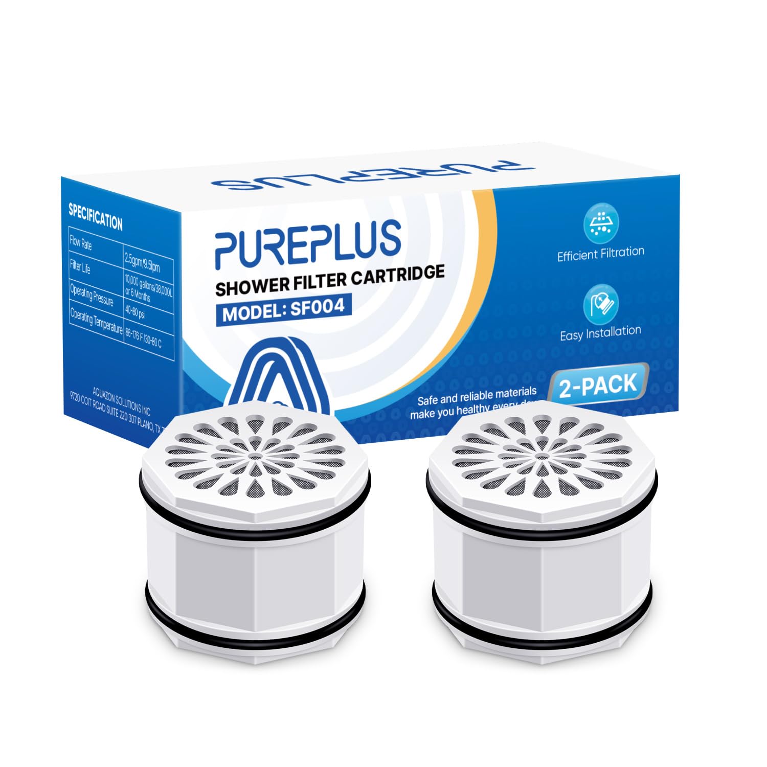 Filtre de douche Pureplus SF004 pour retrouver une peau douce sous la douche