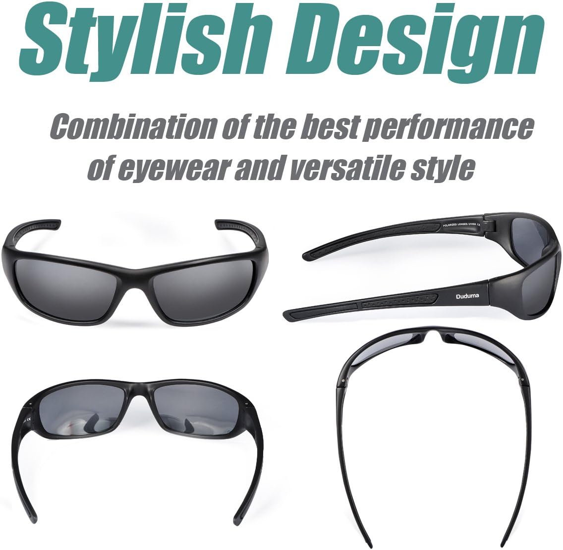Duduma Polarized Sports Sunglasses for Men Women Running Cycling Fishing Golf Driving Shades Sun Glasses