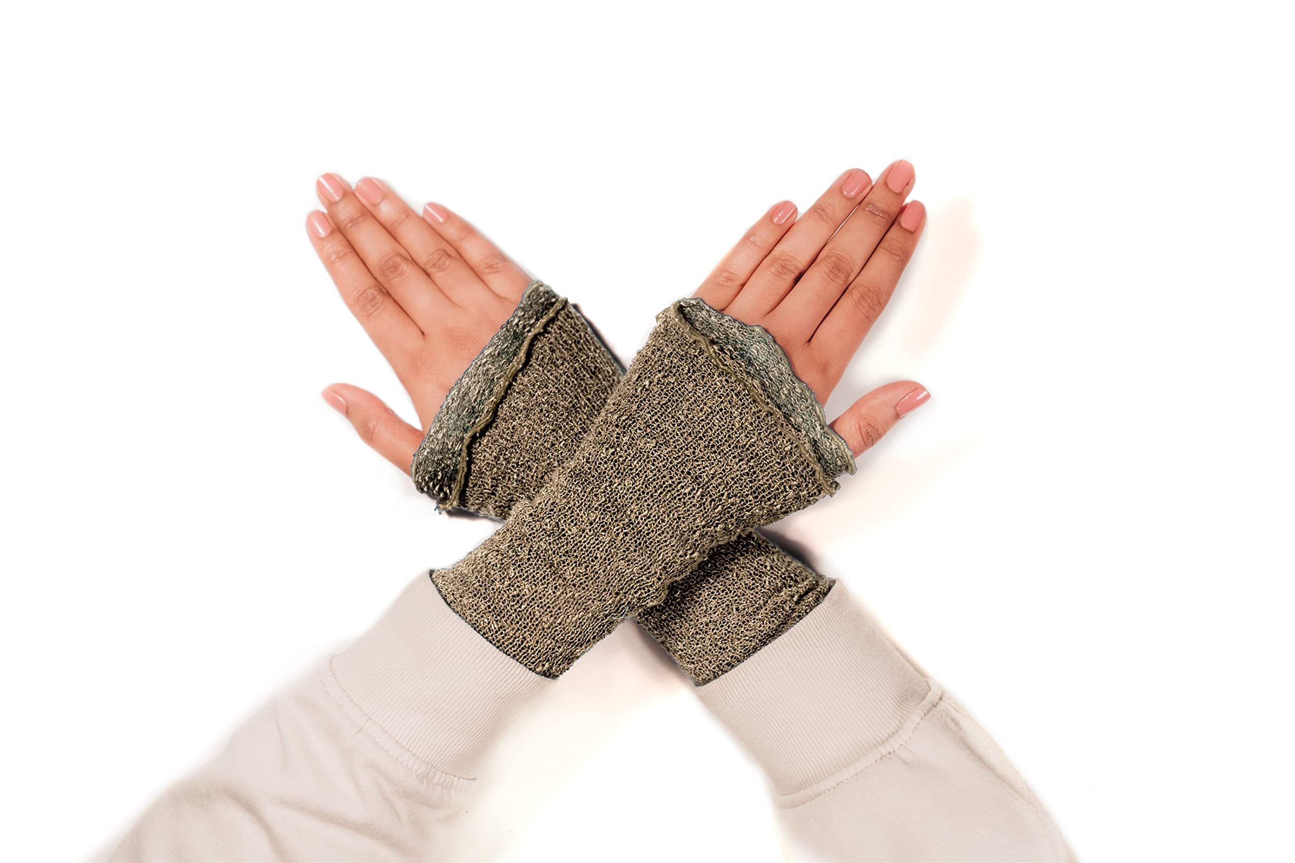 Aga's OwnWarmers for Women - Fingerless Hand Warmers - Indoor Outdoor Gloves - Fingerless Gloves - Arm Warmers - Goth Accessories