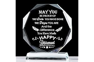 YWHL Retirement Gifts: Crystal Keepsakes for Retirement