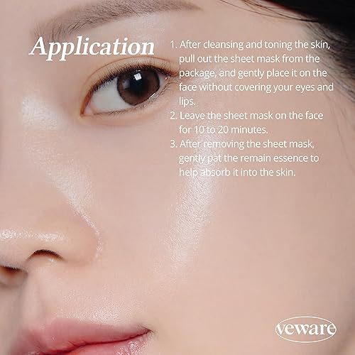 Miniatura 6 de Mascarilla de alivio vegano Madecassoside 10pcs para calmar la piel Fórmula 100% vegana Mascarilla facial para cara, HidratanteMáscara facial