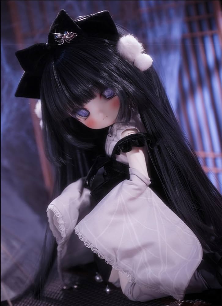 ドールミニヘッド　蜘蛛（くも）【ヘッド+六角形の箱】※ボディ・背景は付属しません ドールミニヘッド 蜘蛛（くも）【ヘッド+六角形の箱】※ボディ