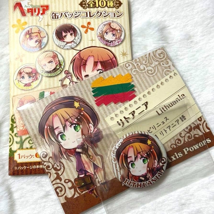 Amazon.co.jp: ヘタリア 缶バッジコレクション リトアニア GGHP