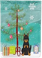 Vista 679 de Caroline's Treasures BB4243GF Bandera de jardín con texto en inglés «Merry Christmas» con texto en inglés «Merry Christmas», bandera decorativa