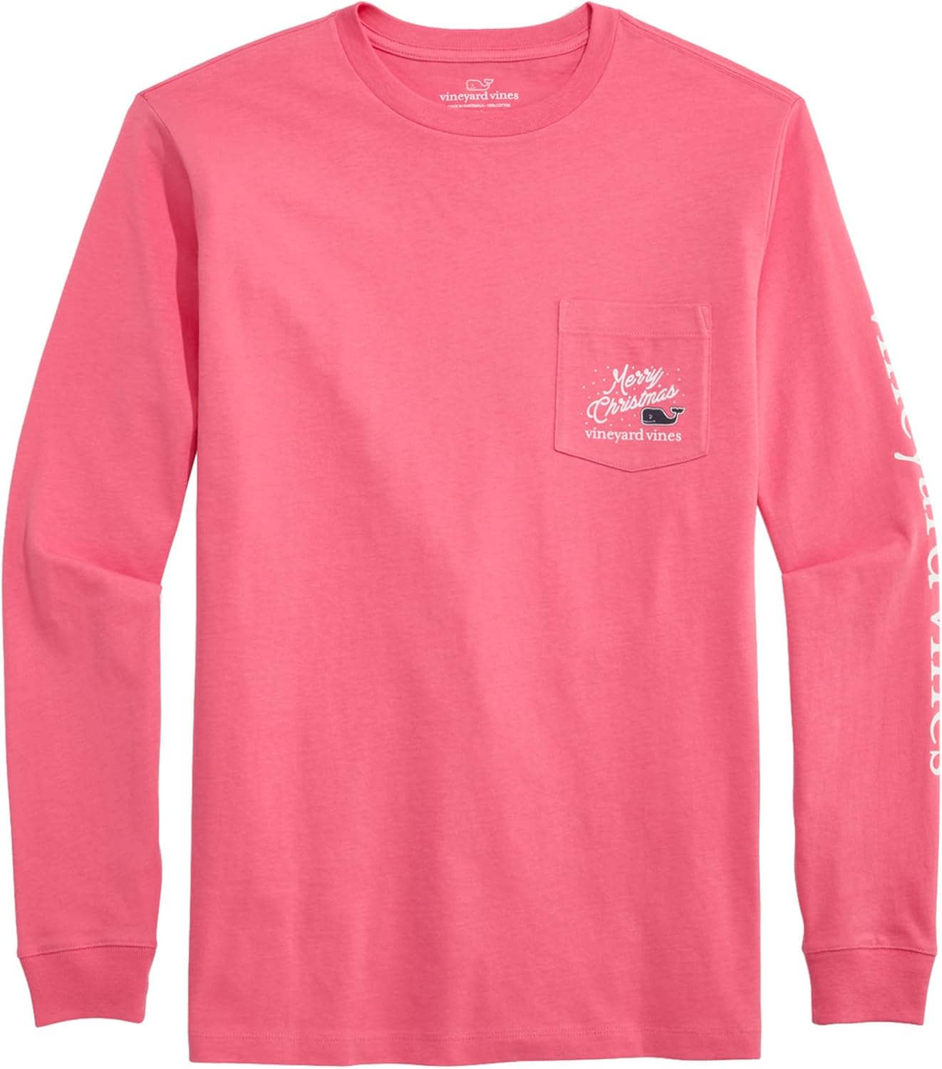 Vineyard Vines Men's Truck & Tree Long-Sleeve Pocket Tee