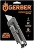 Gerber Gear Prybrid Multi Tool Utility Pocket Knife - Utility EDC Razor Knife with Retractable Blade and Pry Bar - Grey