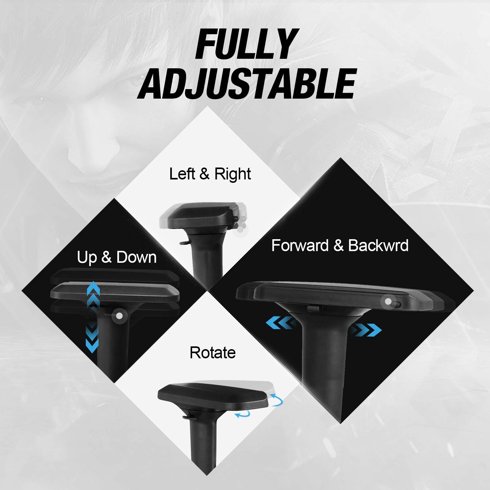 Buy GTRACING Gaming Chair 350 lb Weight Capacity Big and Tall High Back