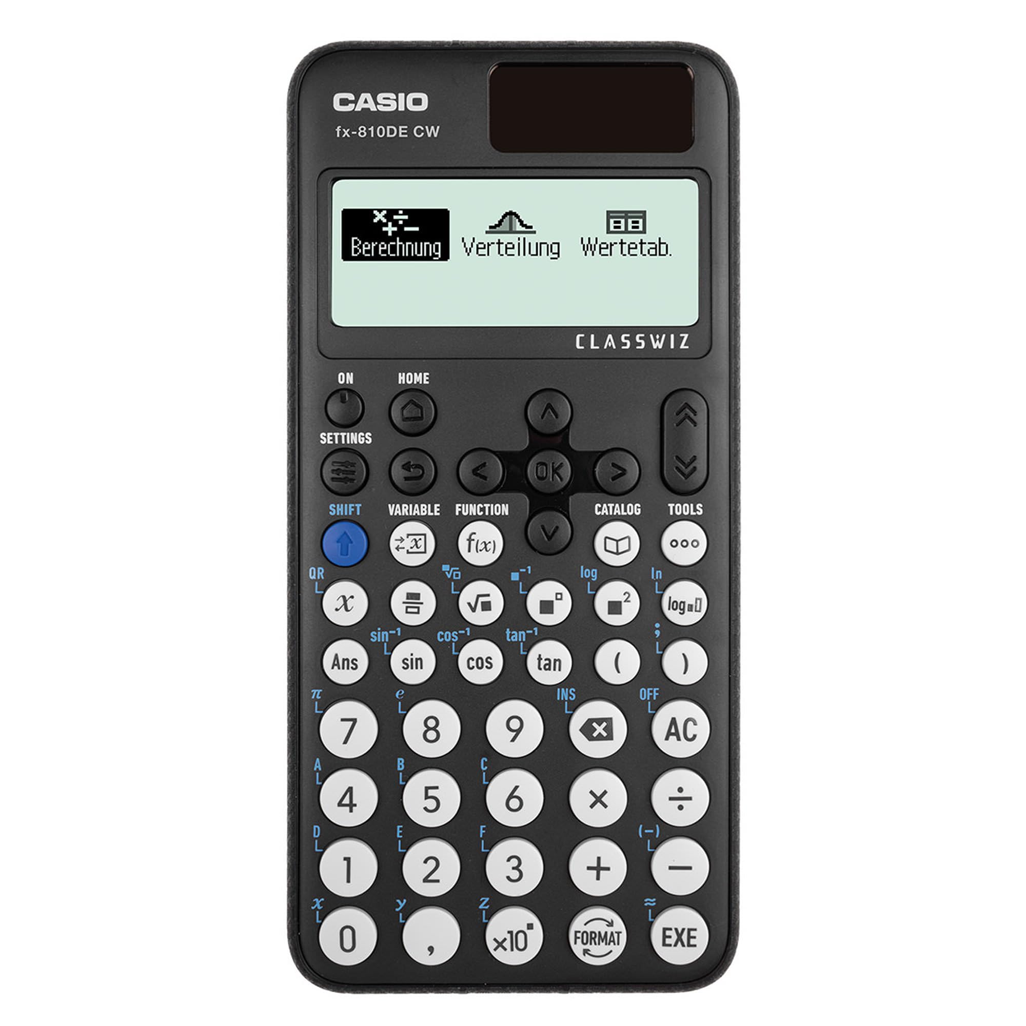 Casio FX-810DE CW Schulrechner + Schutztasche + Erweiterte 5-Jahres-Garantie – Wissenschaftlicher Taschenrechner - Basic Set schwarz