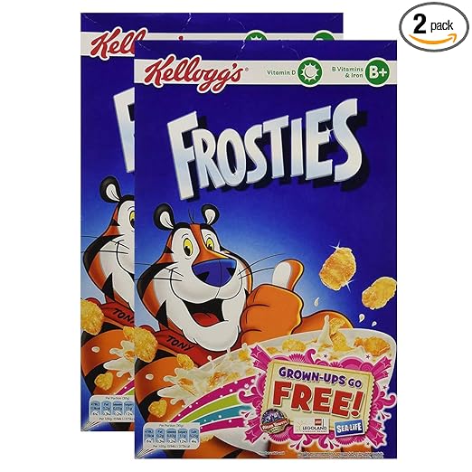 Kellogg's Frosties Cereal, 2 x 500 g