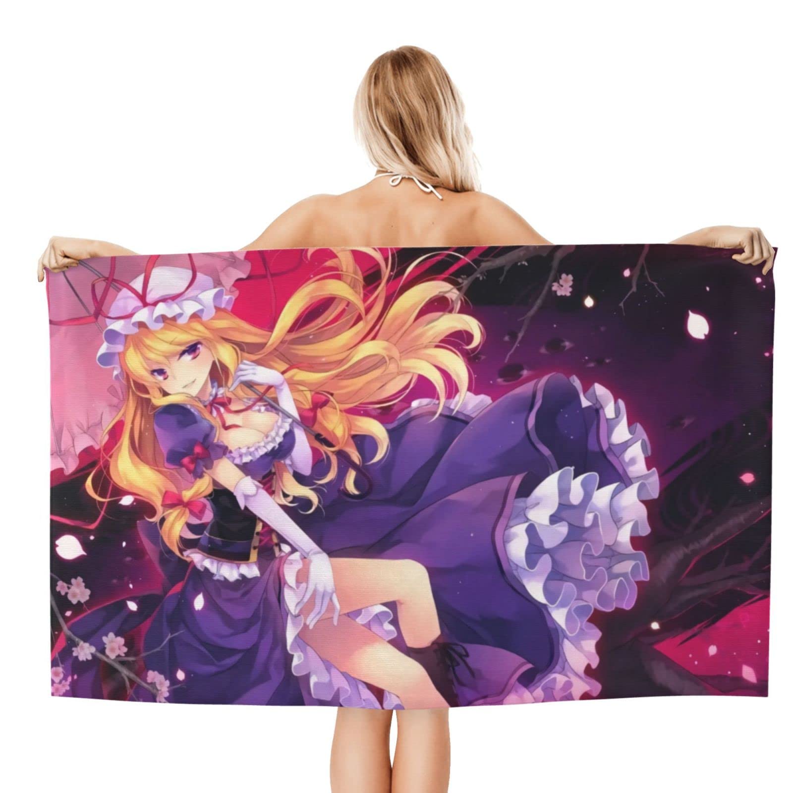 Amazon｜東方 八雲紫(やくも ゆかり) バスタオル 大判 マイクロ