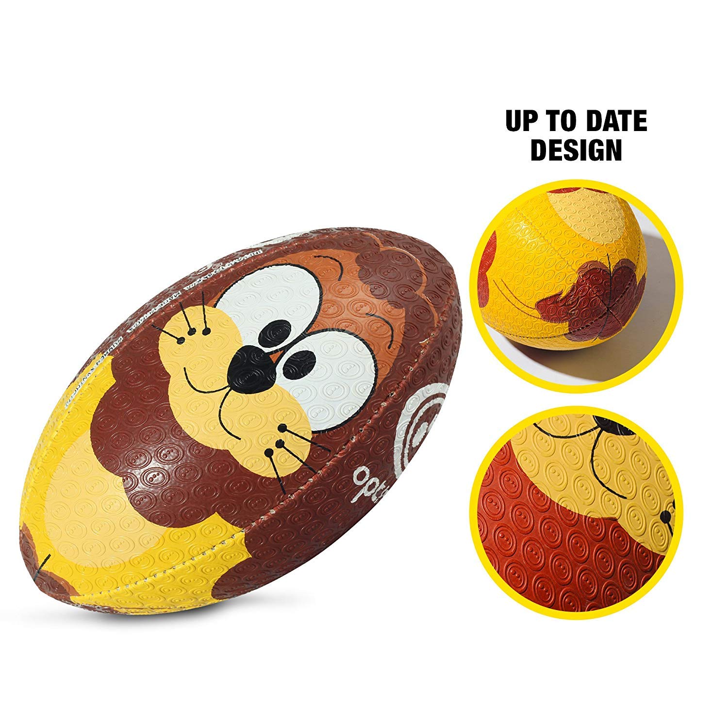 OPTIMUM Rugby-Bälle, im Cartoon-Design