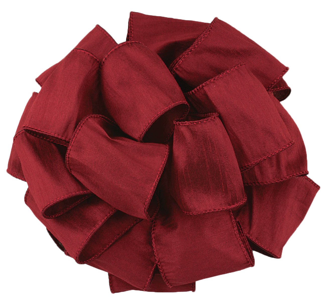 Berwick Wine Offray Wired Edge Anisha Craft Ribbon, 2-1/2-Inch Wide By 10-Yard Spool,