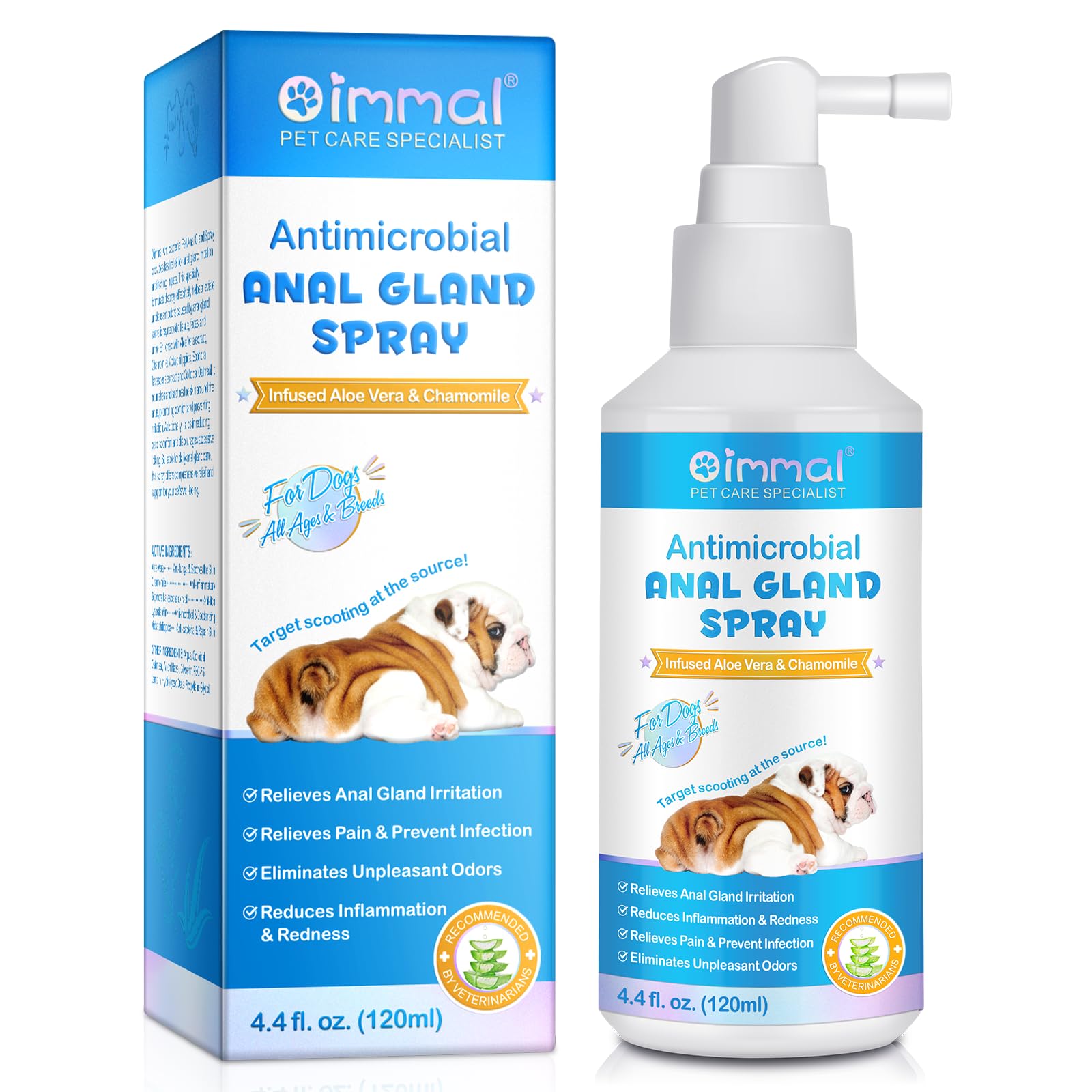 Curated visual reference: Gallery Detail: Anal Gland Spray For Dogs 120Ml Dog Anal Gland Spray