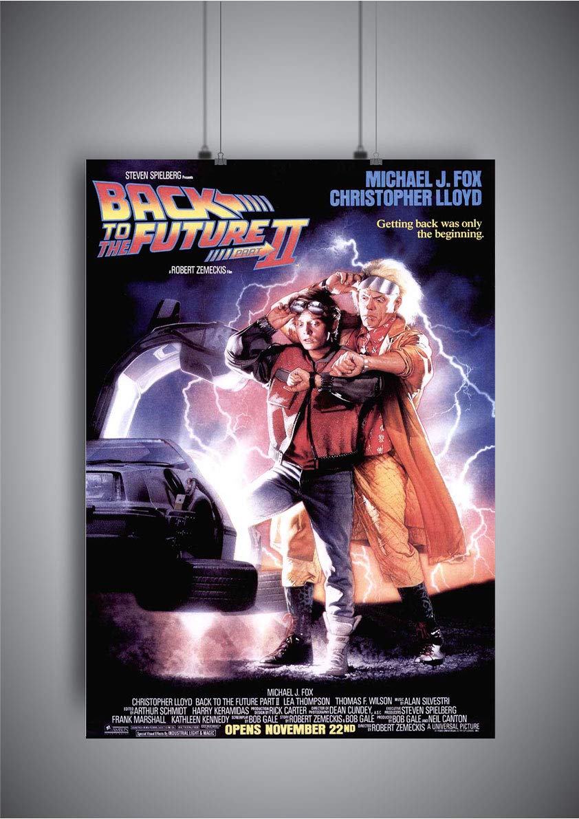 RITORNO AL FUTURO II (Back to the Future) Poster Manifesto Locandina