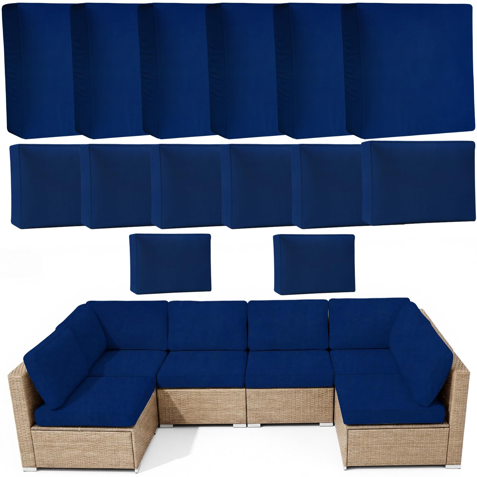 Photo 1 of pickyNproud 14-Piece Outdoor Cushion Covers