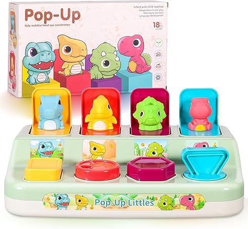 Miniatura 1 de Juguete emergente para bebés, juguetes de causa y efecto para niños pequeños, coloridos juguetes emergentes para bebés meses, juguete de desarrollo