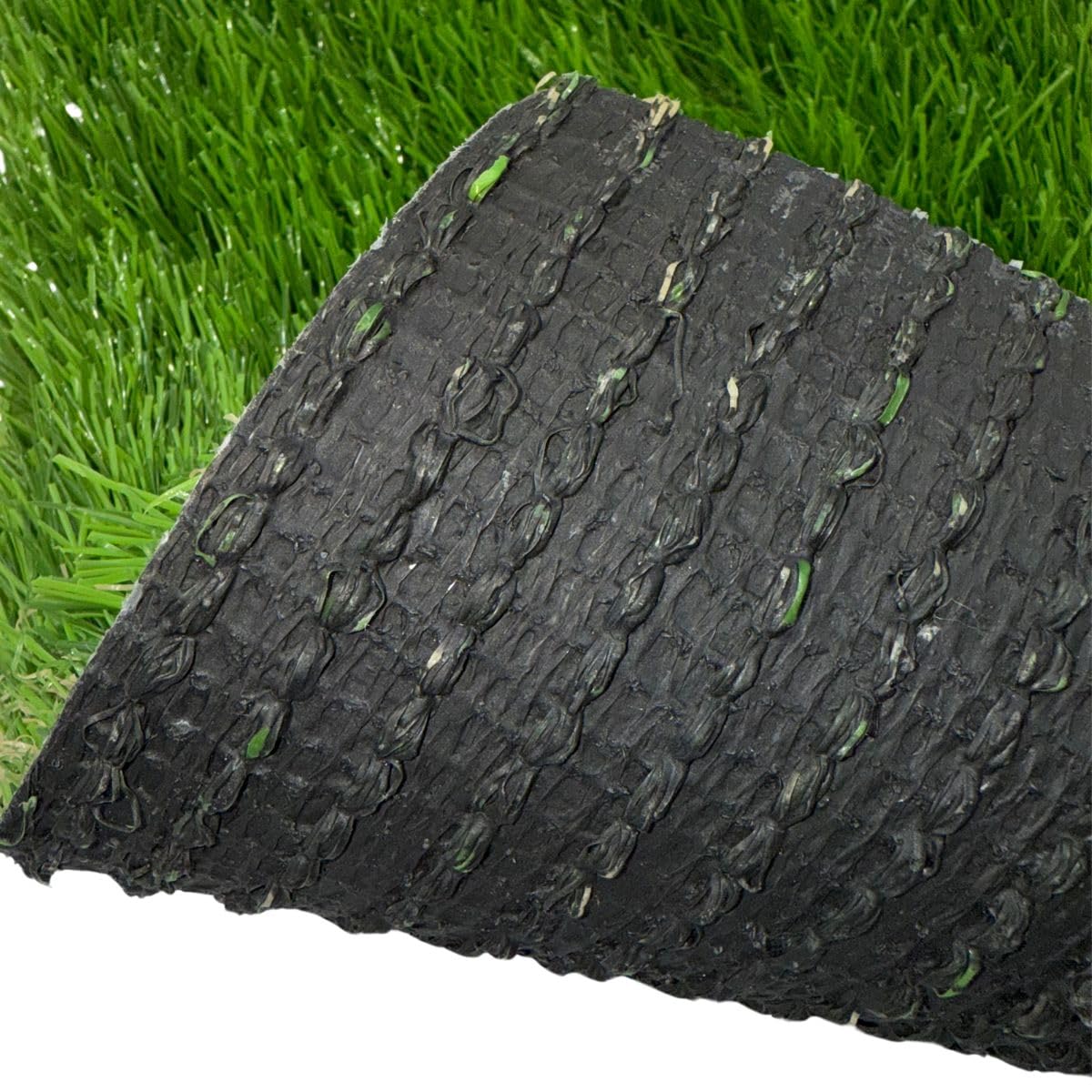 Prato Sintetico 50MM, Erba Artificiale Verde 50 Millimetri Calpestabile per Terrazze, Balconi, Giardini, Aree Gioco e Bordi Piscina (1x10 Metri (10m²))