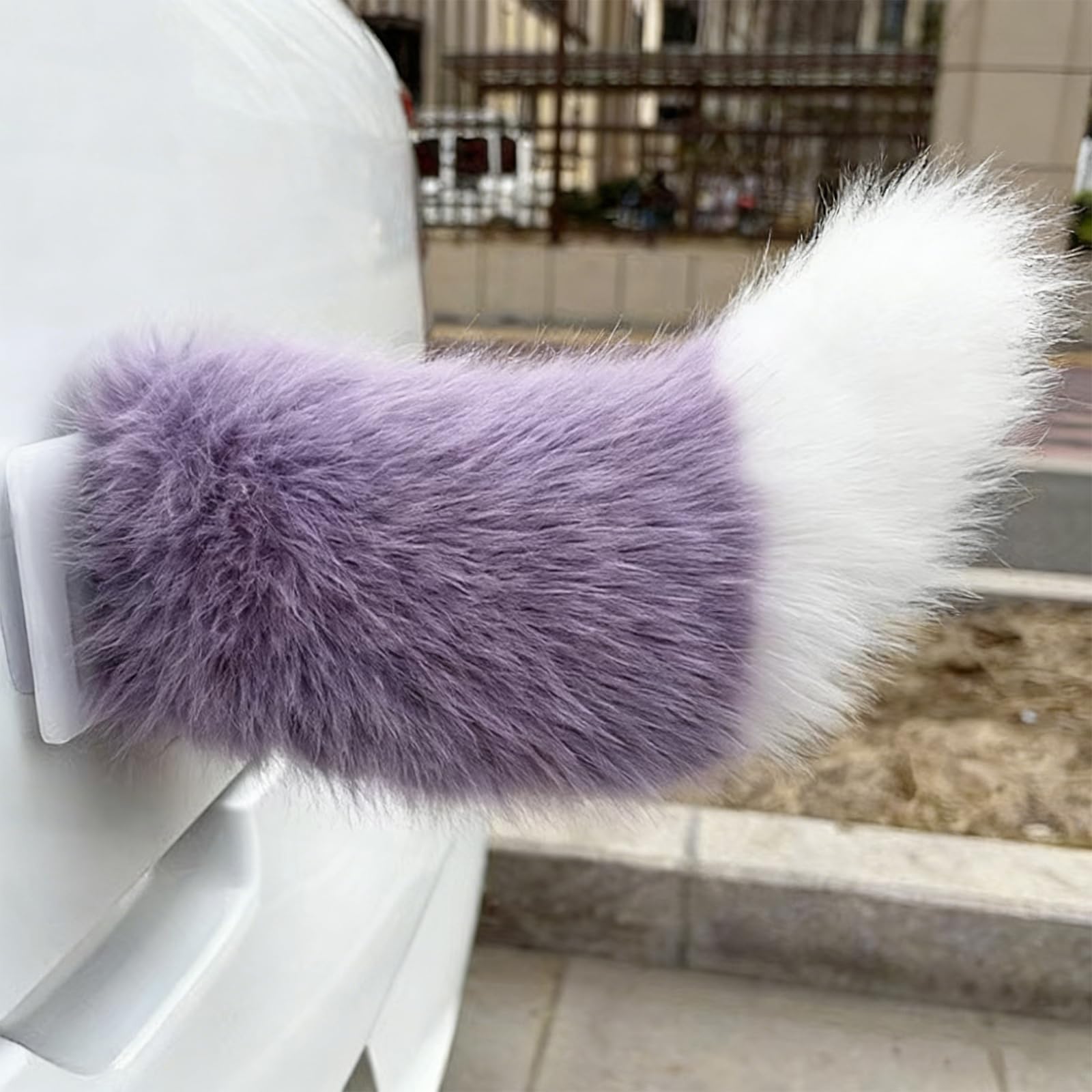 Wagging Tail For Car | Remote Control Electric Furry Car Tail | Moving Fox Tails For Cars Trunk | Cute Plush Exterior Accessories | Handmade Rechargeable Auto Swing Charm Decor
