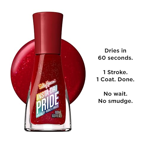 Vista 63 de Sally Hansen Insta-Dri - Esmalte de uñas, colección City Chic, color rojo (That's A Blazing!), 0.31 onzas líquidas 209 Té real alternativo