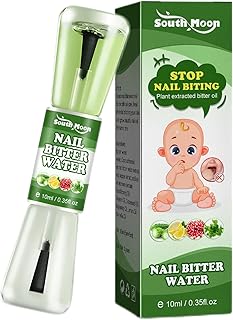 Esmalte sem mordida | roer as unhas com cabeças duplas - 10 ml esmalte amargo para roer unhas mantém as unhas saudáveis fortes e bonitas para bebês com idades acima 1 Youyan