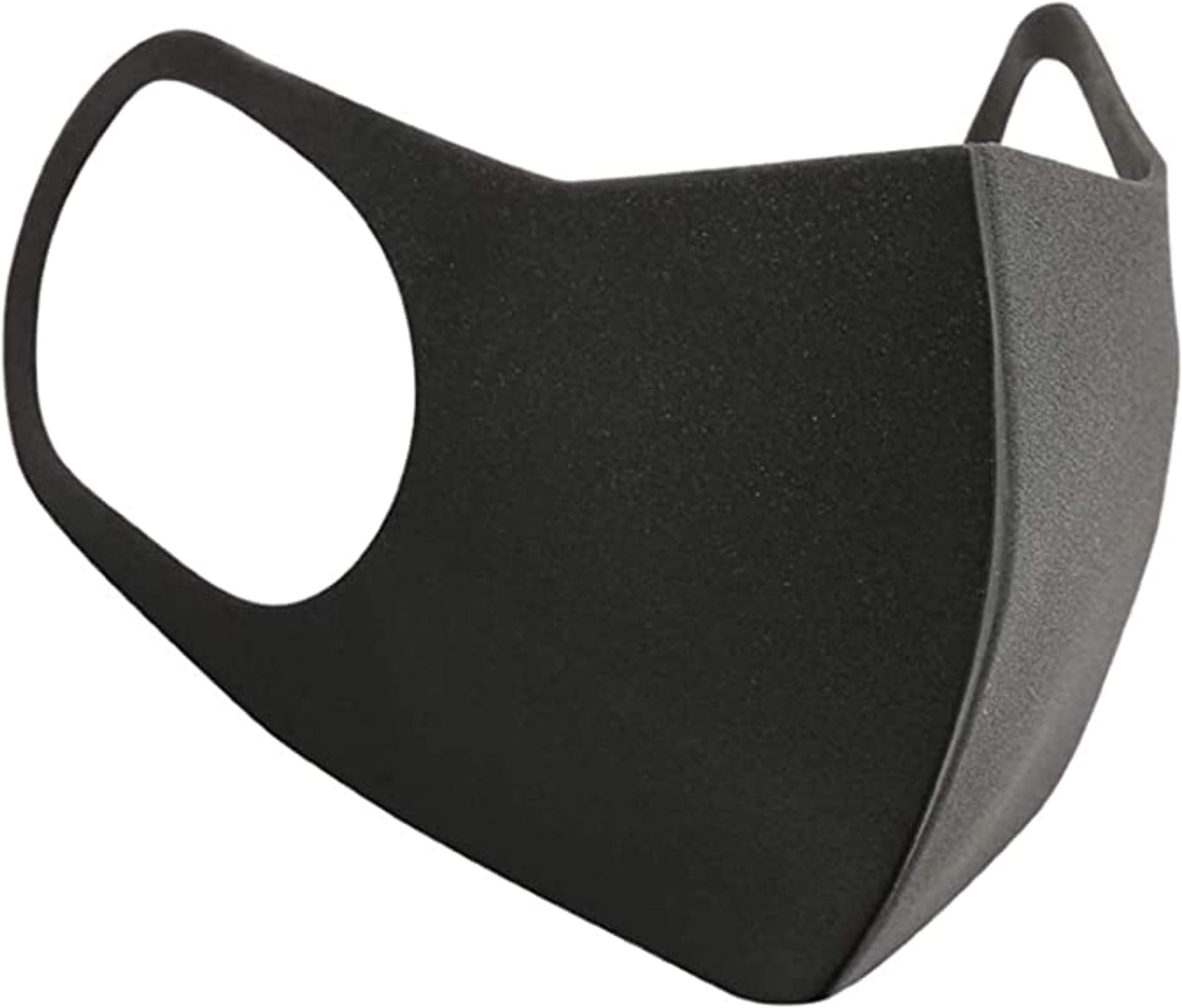Protective Mask Men's & Women's Reusable Cloth Masks (Pack of 6, Black)