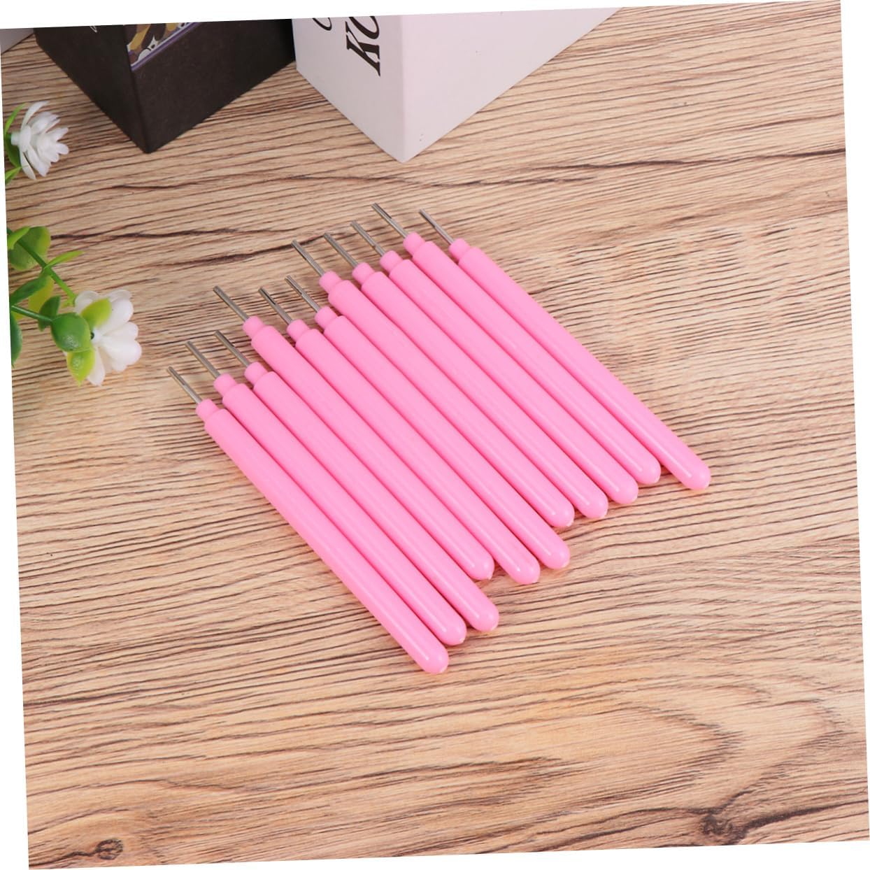 VILLFUL 10pcs Metal Plastic Paper Bifurcation Pen for Scrapbook Supplies Quilling Craft Tools Papercraft