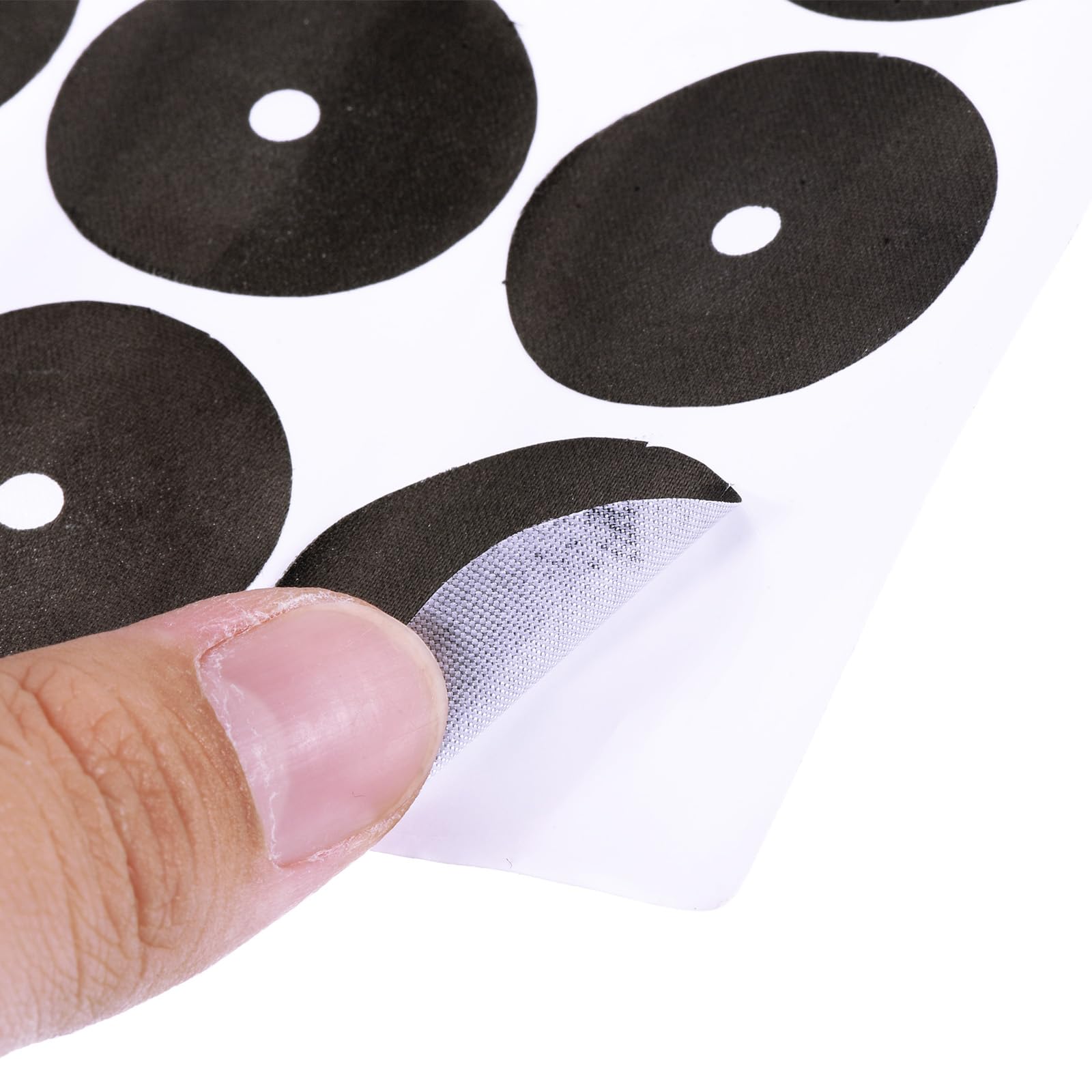PATIKIL Pool Table Marker Dots, 3 Sheet/45Pcs Billiard Point Stickers Ball Position Locator for Billiards Practice Black - Image 4