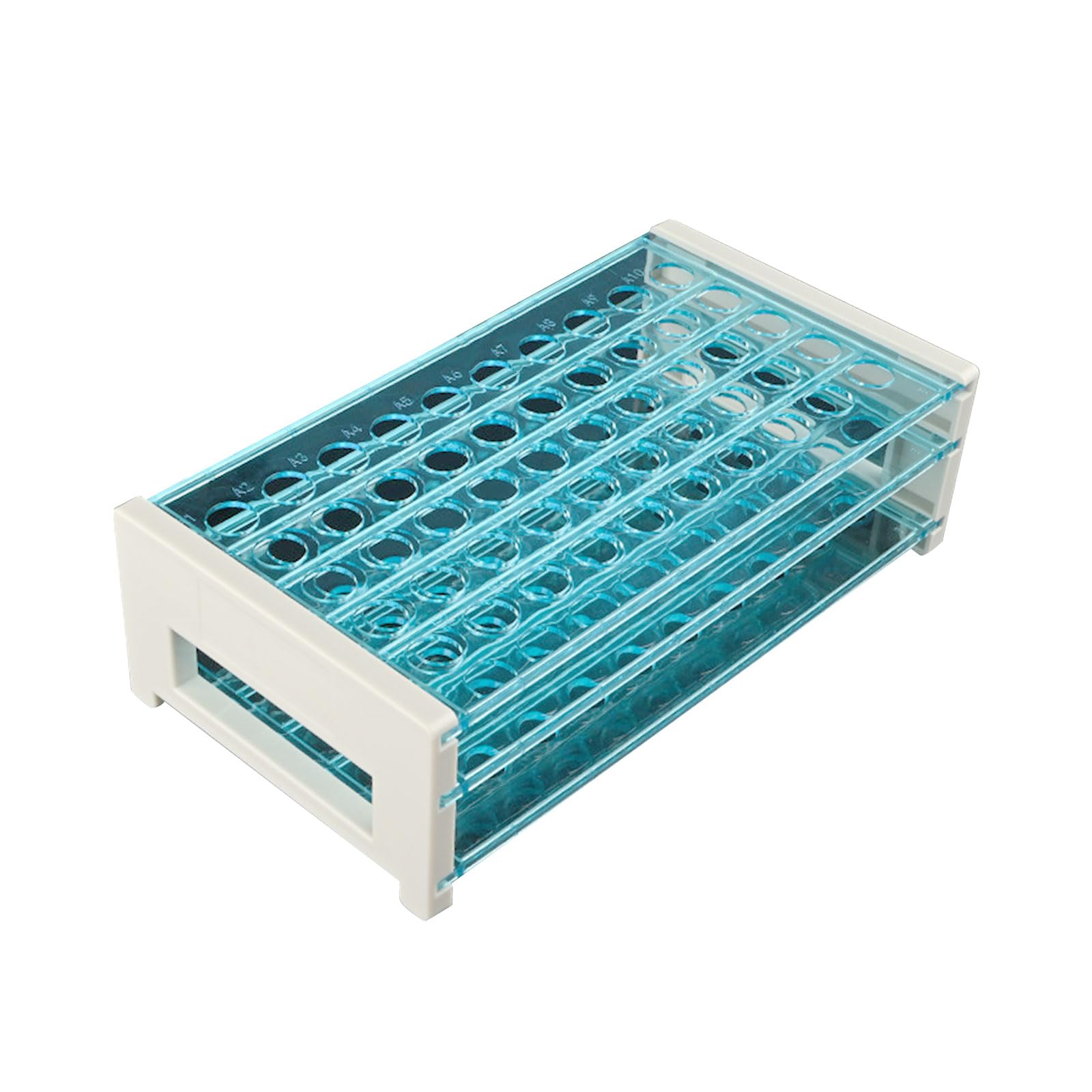 3Layer Laboratory Tube Holder Removable and Durability Stability Storage Rack for 13mm / 16mm / 18mm Wide Tube Detachable Rack