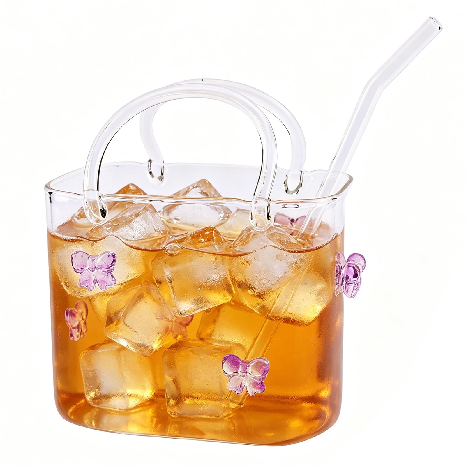 Verres à boire sac à main 24 oz : art artisanal et élégance pour vos cocktails uniques