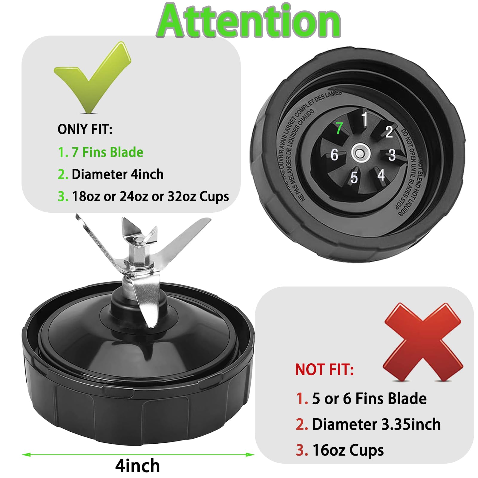 Vita-Mix Clear Replacement 64 Oz Container with Ice Blade