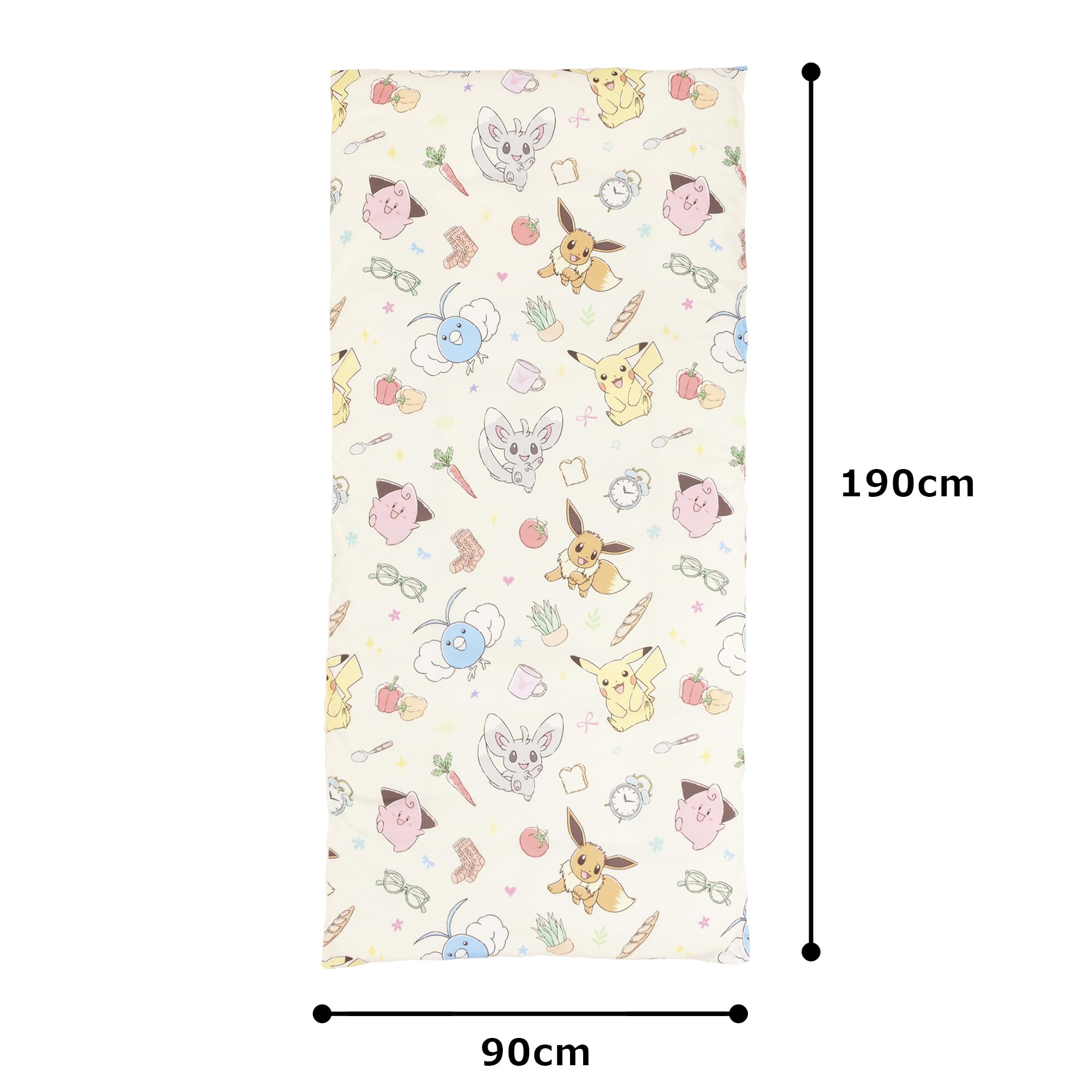 マルヨン ポケモン ジュニア敷ふとんカバー 敷布団カバー 90cm×190cm マルヨン ポケモン ジュニア敷ふとんカバー 敷布団カバー 90cm×190cm