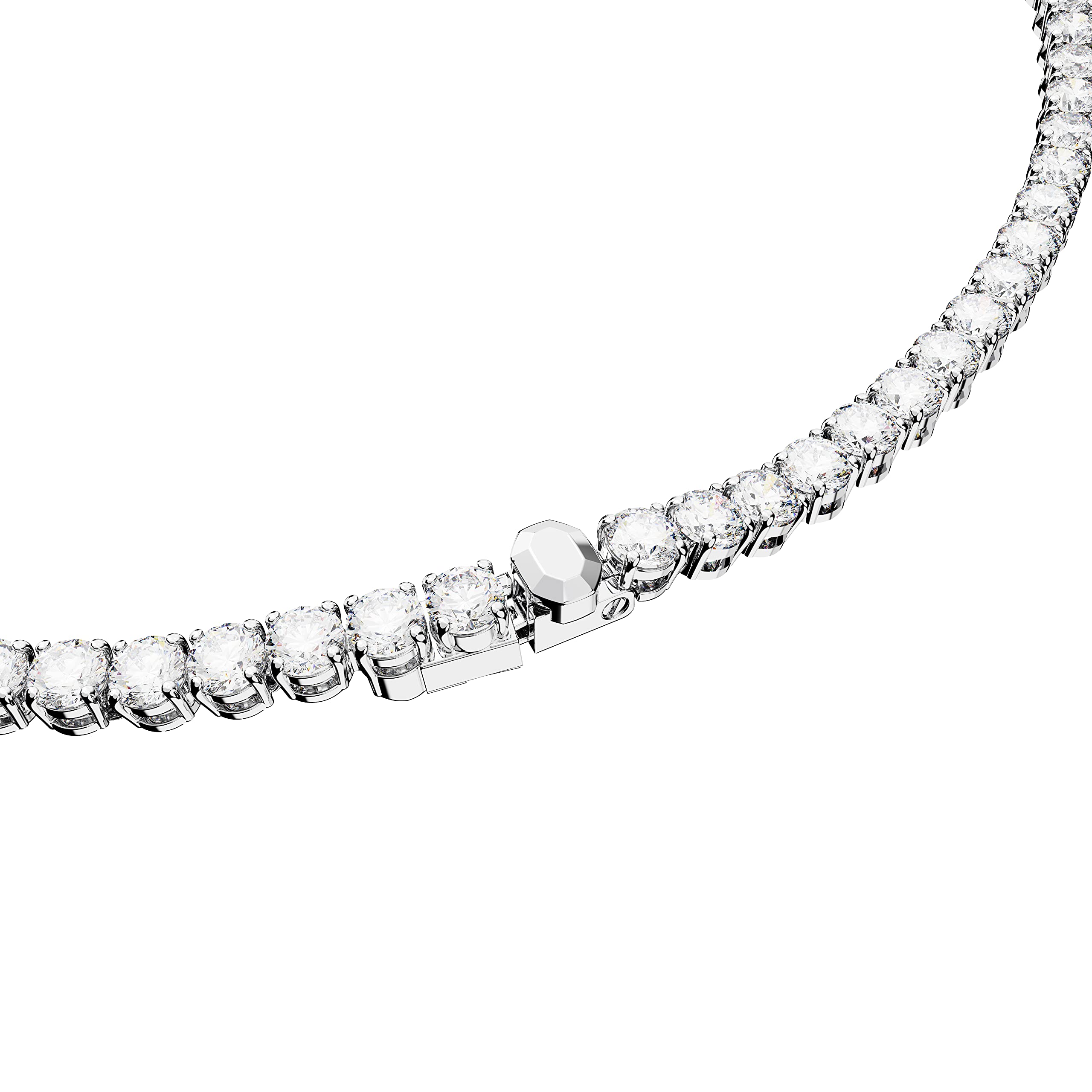 Swarovski Matrix Kolekcja naszyjnik tenisowy