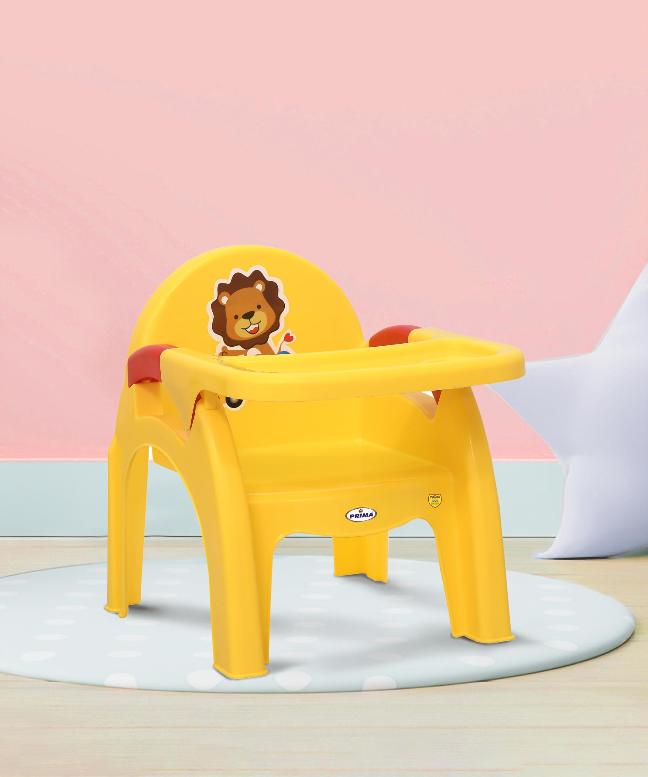 Prima Detachable Baby Desk Plastic Chair 130 | High Chair | Eating | Feeding Booster Seat with Detachable Tray-image-47