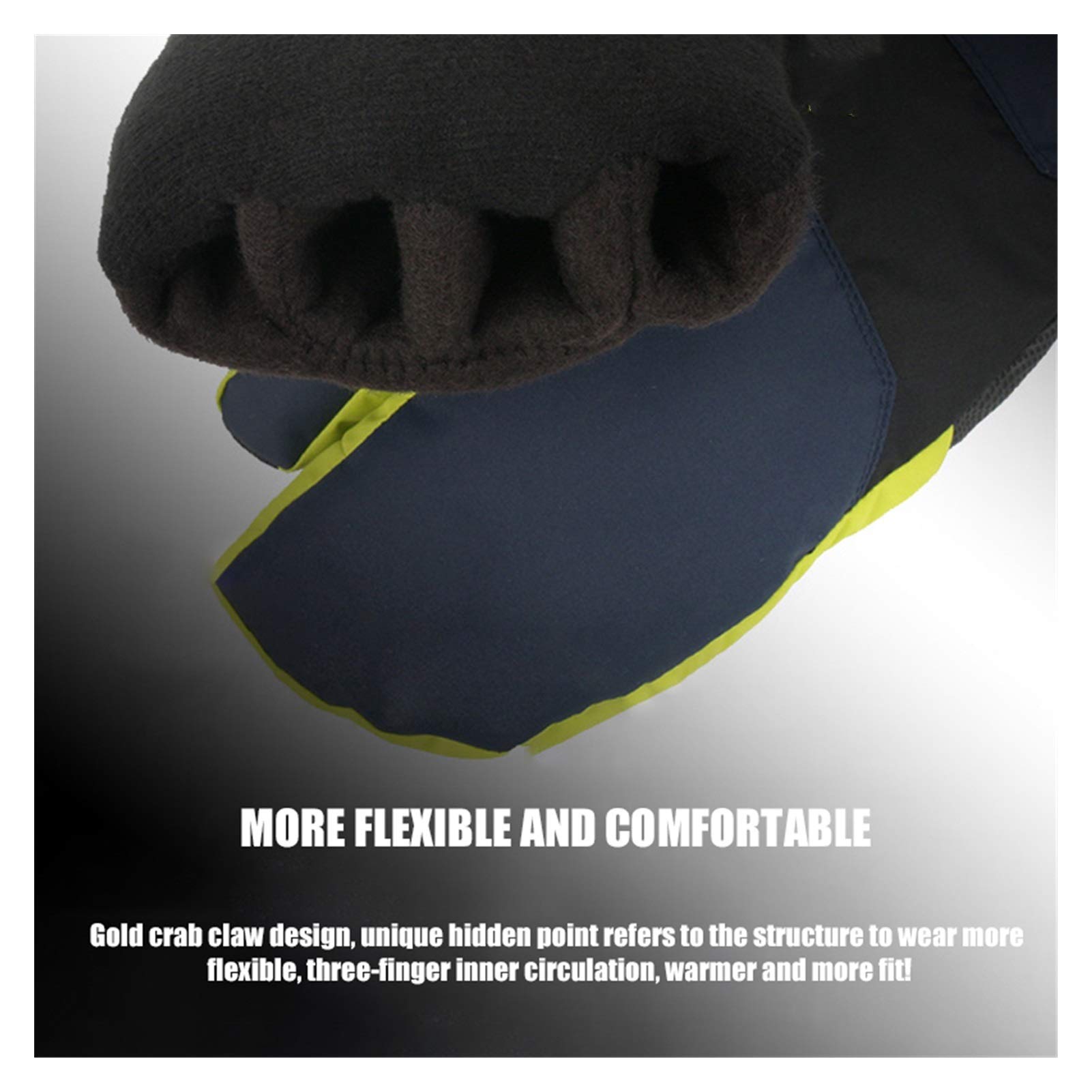 tekkapoi Winterhandschoenen heren dames, skihandschoenen wanten waterdicht warm, touchscreen outdoor snowboard zwart M tekkapoi Winterhandschoenen heren dames, skihandschoenen wanten waterdicht warm, touchscreen outdoor snowboard zwart M