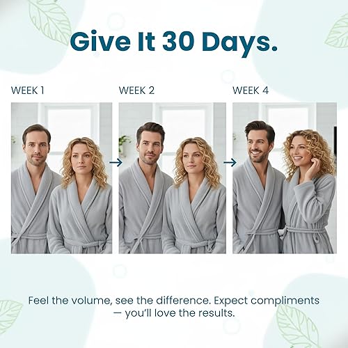 Miniatura 7 de Acondicionador de crecimiento del cabello con biotina para pérdida de cabello, acondicionador de volumen espesante natural para cabello fino,