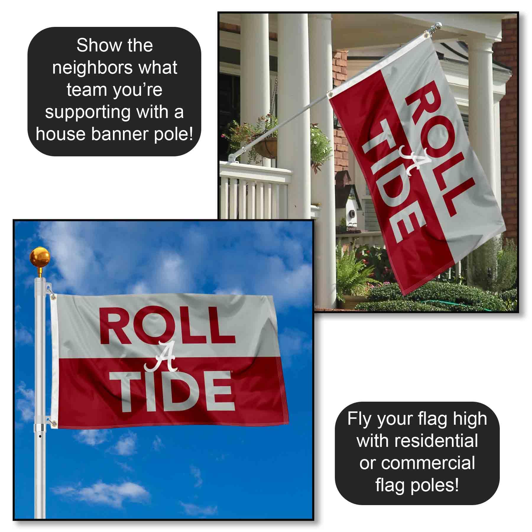 Amazon.com : College Flags & Banners Co. Alabama Crimson Tide Roll Tide Large Outdoor Banner Flag : Patio, Lawn & Garden Amazon.com : College Flags & Banners Co. Alabama Crimson Tide Roll Tide Large Outdoor Banner Flag : Patio, Lawn & Garden