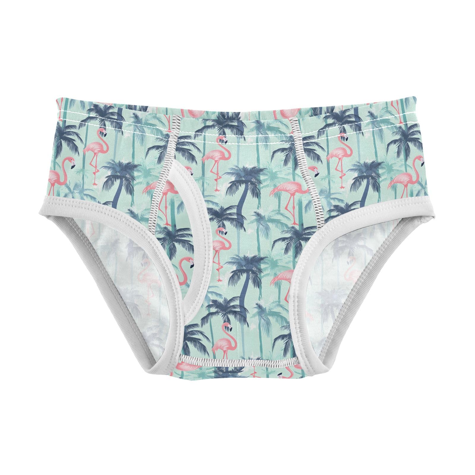 Boys Exclusive Briefs Toddler Underwear 95 Combed Cotton Boxerbriefs 2T Flamingo Palm Tree