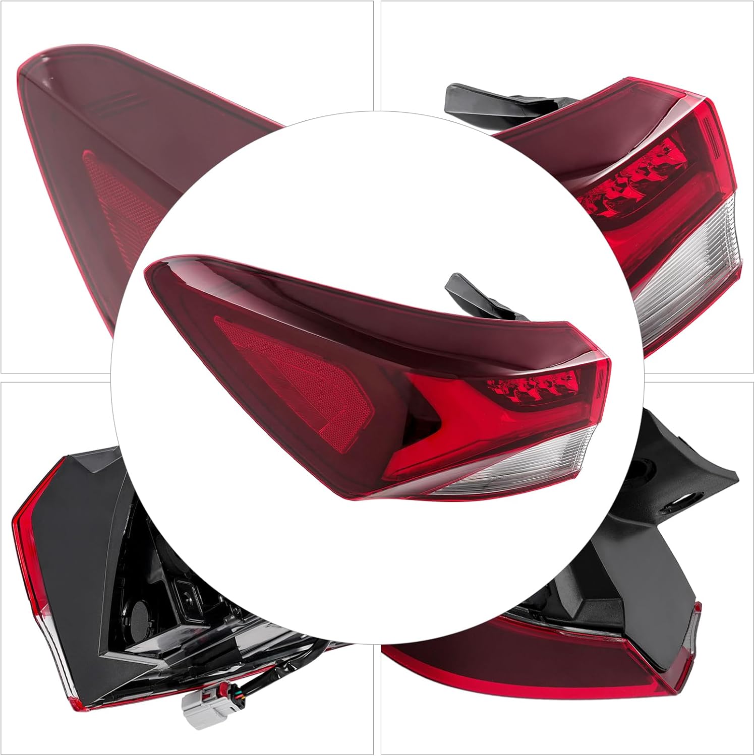 LYNICESHOP Left Tail Light Assemblies for 2021-2023 Chevrolet Trailblazer ACTIV|RS (For Factory LED Models), Replacement for OEM Parts 42825751 (Left Driver Side)