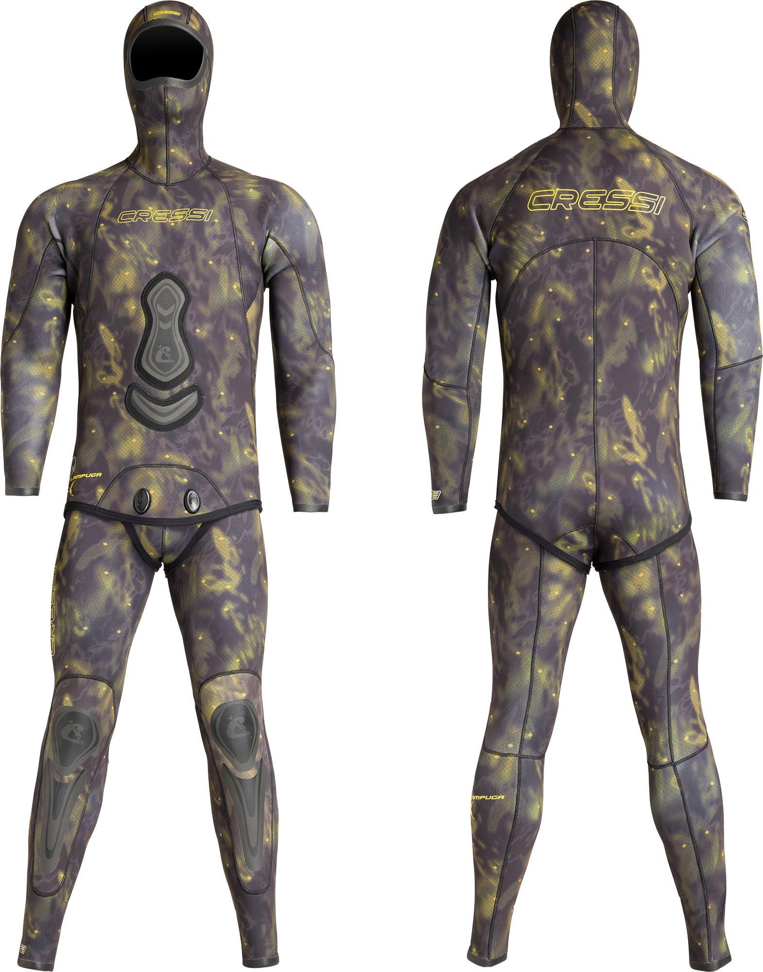 Cressi LAMPUGA MAN 2-PIECE WETSUIT CAMOU 5mm L/4