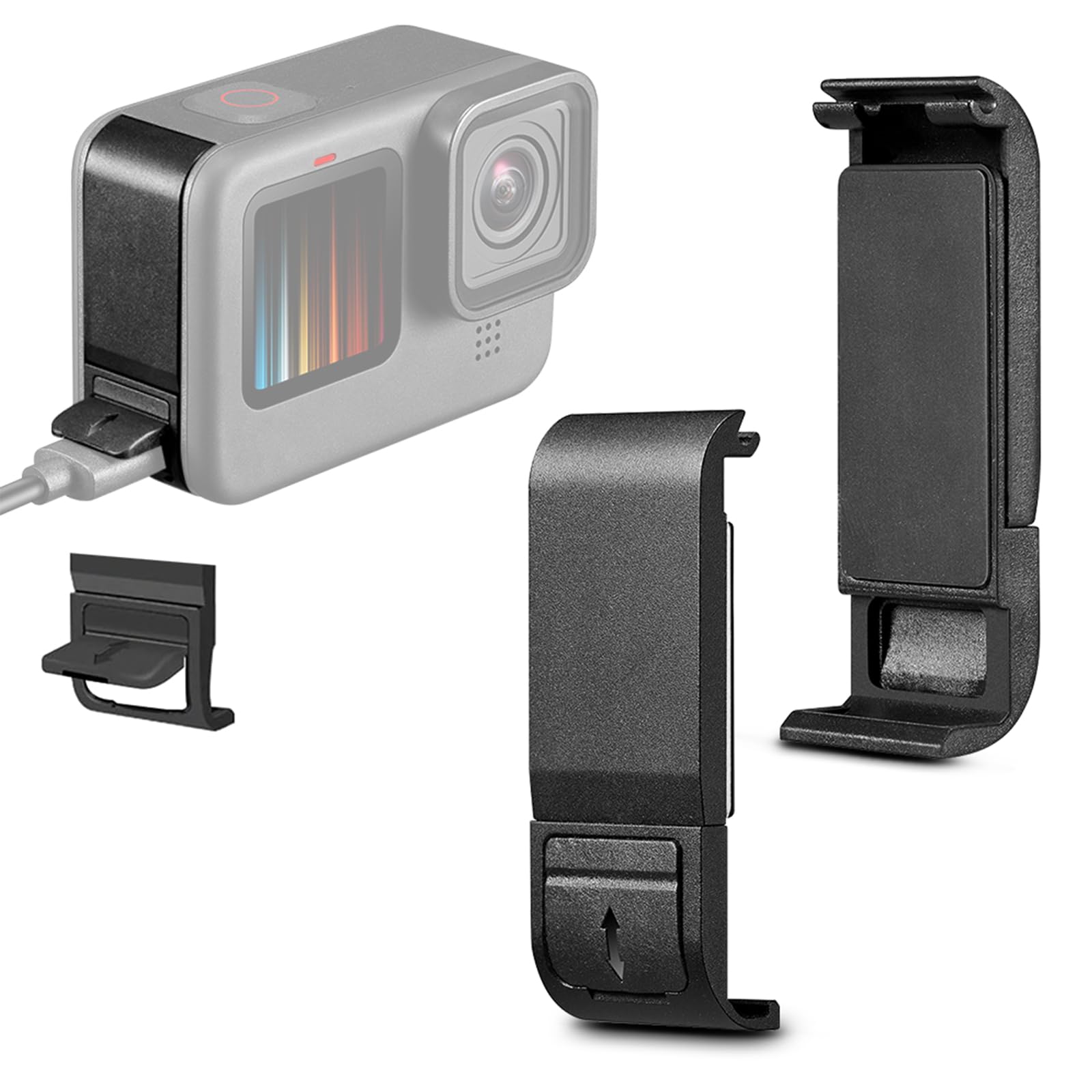Amazon | Qanuxy GoPro Hero 13/12/11/10/9対応防塵バッテリーカバー
