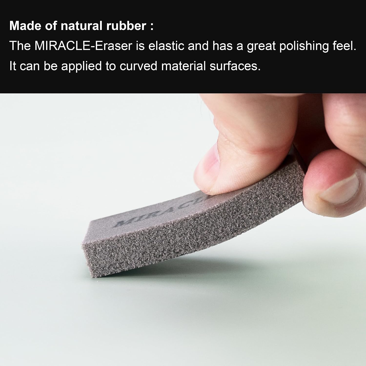 MIRACLE Eraser #120 – Rust & Scratch Remover, Metal Tool Cleaner, Polishing Block – 2.36 x 0.79 x 0.39 in (60 x 20 x 10 mm)
