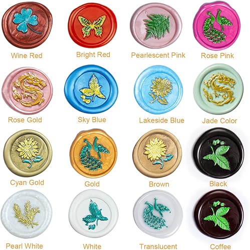 Miniatura 4 de 15 barras de sellado de cera para pistola de pegamento para sellar cera, varillas de cera para sellar cera, varillas de cera para invitaciones de