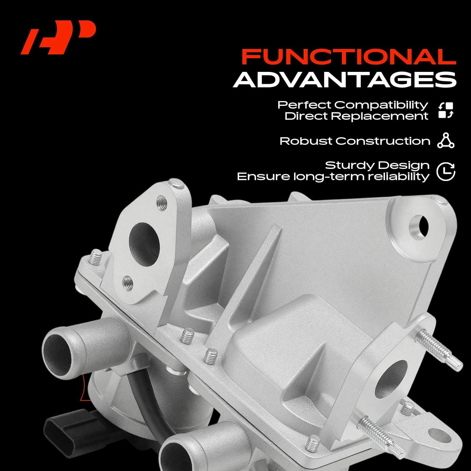 A-Premium Secondary Air Injection Check Valve Compatible with Toyota Tundra 2007 2008 2009 2010 4.0L, Air Pump Check Control Valve
