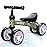 Bobike Baby Balance Bike Toys for 12-36 Months Kids Toy Boy and Girls Gifts Toddler Best First Birthday Gift Children Walker No Pedal Infant 4 Wheels Bicycle (Colorful, Deep Green-Light)